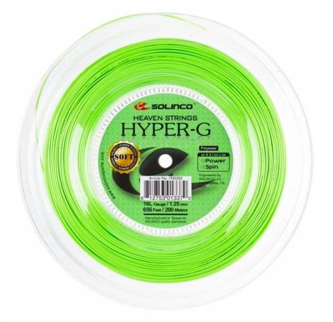 Solinco Hyper-G Soft Saitenrolle 200m-Grün